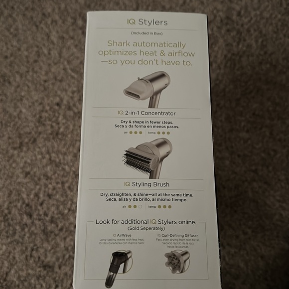 Shark Hyper Air Blow Dryer- No Heat Damage - Picture 3 of 3